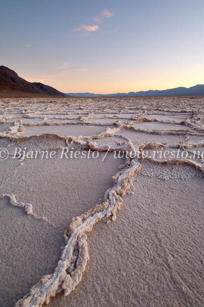Salt plain / Badwater. Death Valley, California