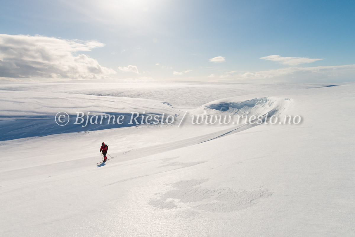 Vinterstemning på Varangerhalvøya