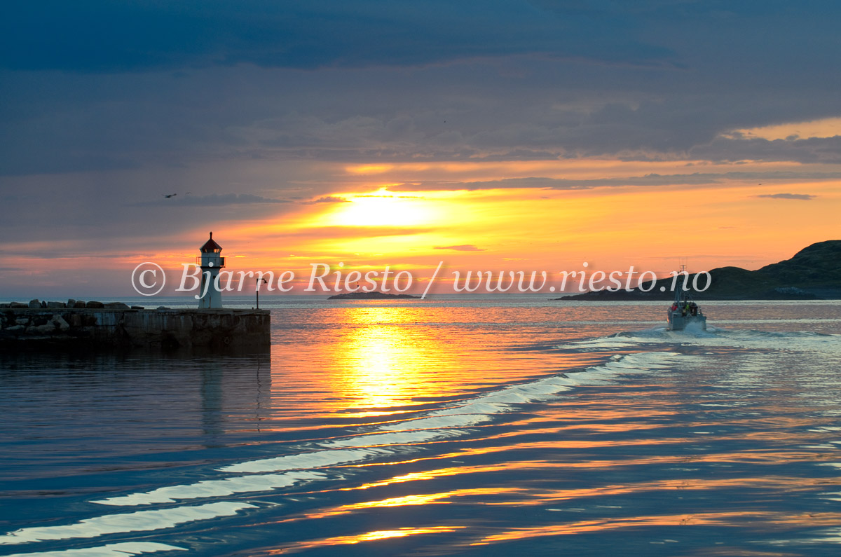 Julinatt i Vardø. Finnmark